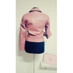 Geaca biker roz Pink One