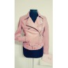 Geaca biker roz Pink One