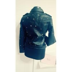 Geaca biker Shiny Stars