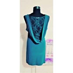 Rochie verde cu dantela
