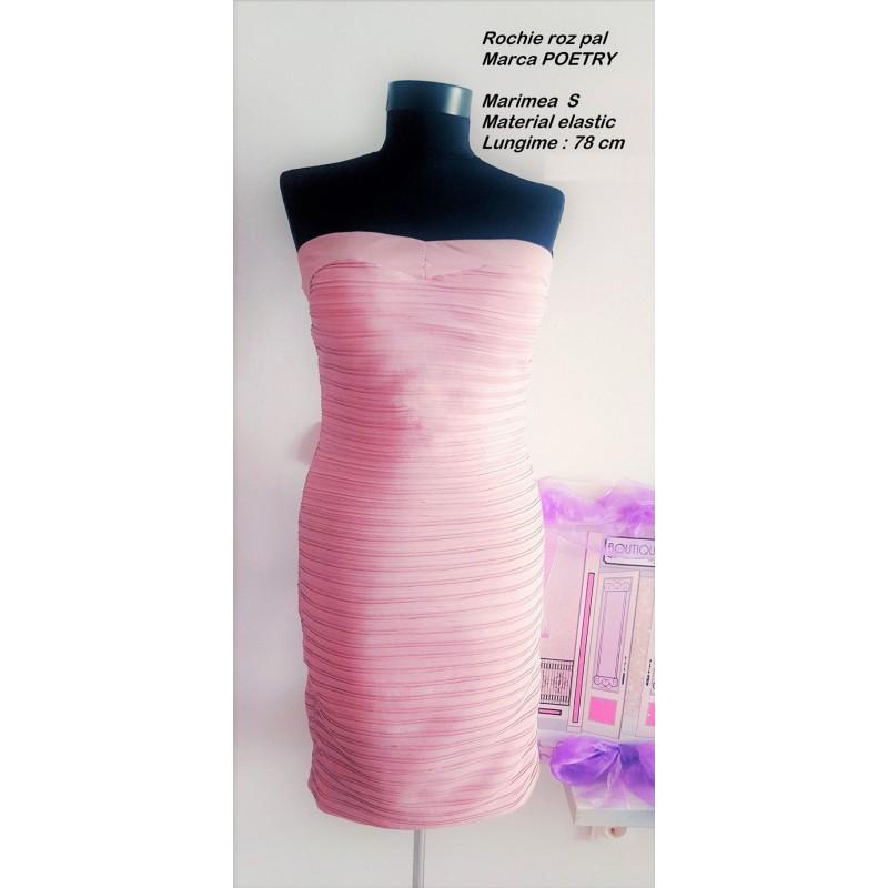 Rochie bandage roz pal