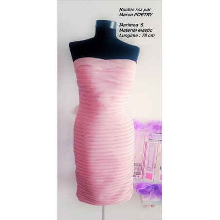 Rochie bandage roz pal