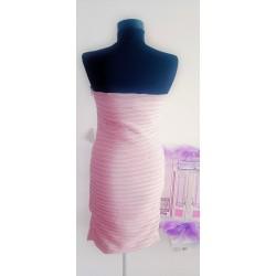 Rochie bandage roz pal