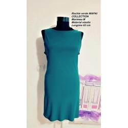 Rochie verde cu dantela