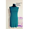 Rochie verde cu dantela