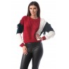 Pulover tricotat cu franjuri Tommy