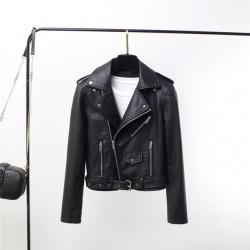 Geaca biker neagra Black Piece