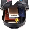 Set rucsac negru Multi Cats
