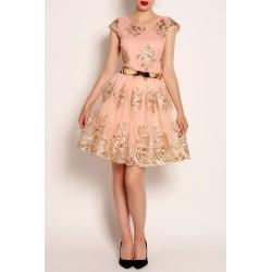 Rochie roz baby-doll