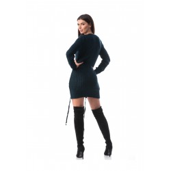 Rochie kaki tricotata Janice