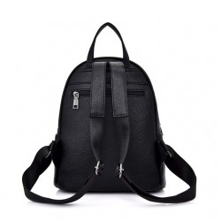 Rucsac dama,negru cu tinte Rich One