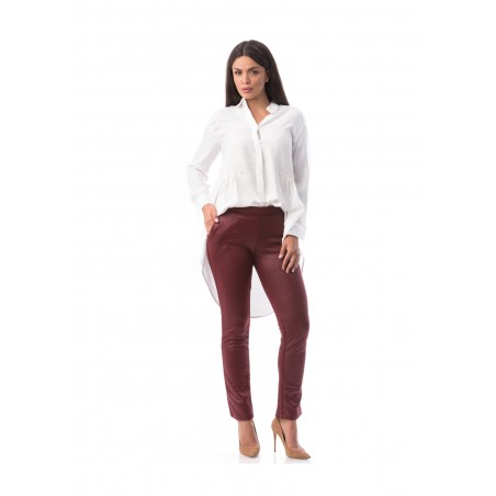 Pantaloni grena Rebeka