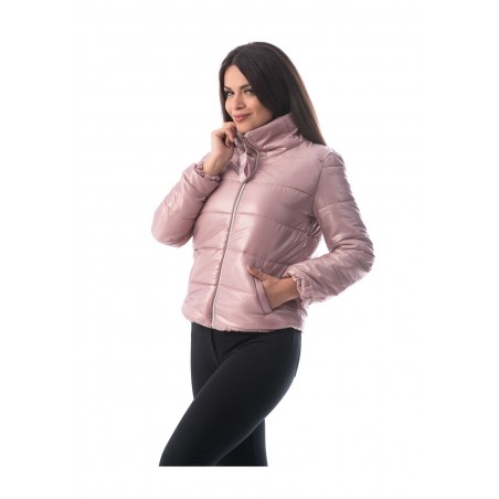 Geaca bomber din fas cu captuseala