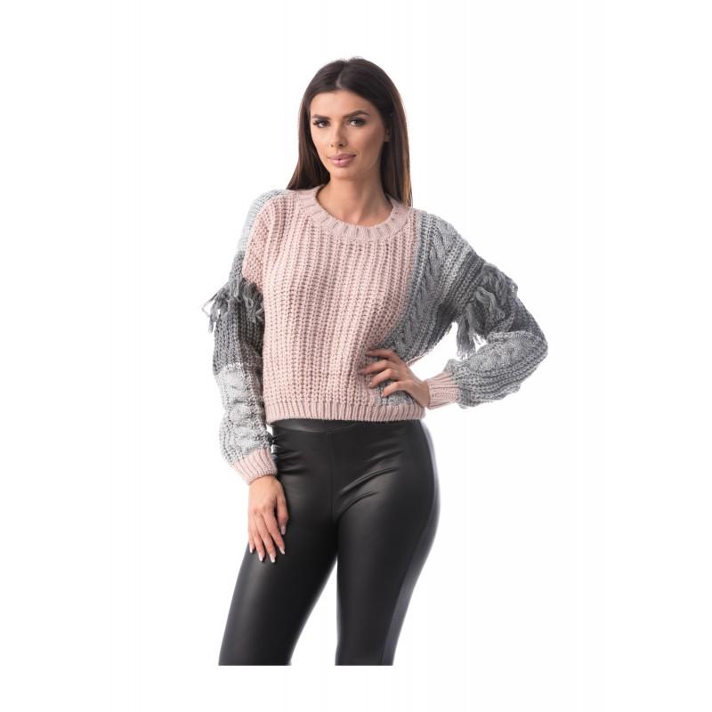 Pulover tricotat Clara Fashion