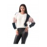 Pulover tricotat Clara White