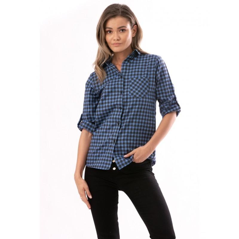 Camasa Blue Square