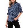 Camasa Blue Square