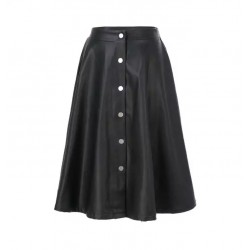 Fusta Sarah Gold piele ecologica