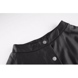 Fusta Sarah Gold piele ecologica