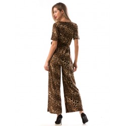 Salopeta lunga cu animal print (leopard)