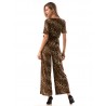 Salopeta lunga cu animal print (leopard)