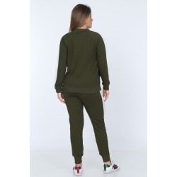Trening plus size kaki Terry Chris