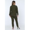 Trening plus size kaki Terry Chris