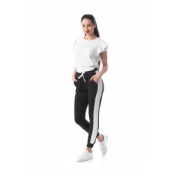 Pantaloni trening negri Carina