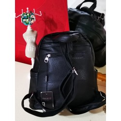 Rucsac dama negru din piele ecologica Just Black