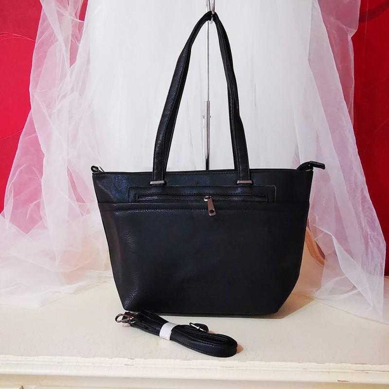 Geanta shopper Hart Brake,neagra, casual office, piele ecologica