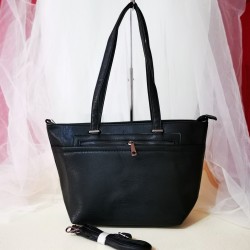 Geanta shopper Hart Brake,neagra, casual office, piele ecologica