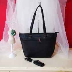 Geanta shopper Hart Brake,neagra, casual office, piele ecologica