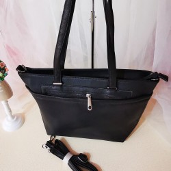 Geanta shopper Hart Brake,neagra, casual office, piele ecologica