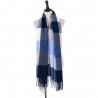Sal casmir, Winter Blue, fular lung