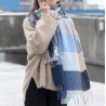 Sal casmir, Winter Blue, fular lung