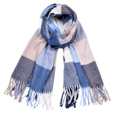 Sal casmir, Winter Blue, fular lung