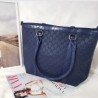 Geanta 3D Design,bleumarin,piele ecologica, shopper