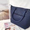 Geanta 3D Design,bleumarin,piele ecologica, shopper