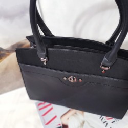 Geanta Harry Time,neagra, casual offcie, piele ecologica