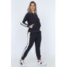 Trening negru Plus Size -Terry Chris