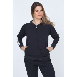 Trening negru Plus Size -Terry Chris
