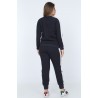 Trening negru Plus Size -Terry Chris