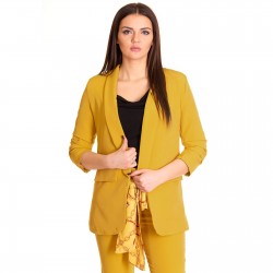 Sacou blazer, galben mustar