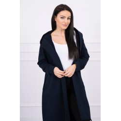 Cardigan lung bleumarin MCI din bumbac