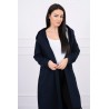 Cardigan lung bleumarin MCI din bumbac