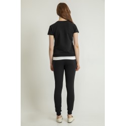 Trening negru de vara, Sunny, bumbac