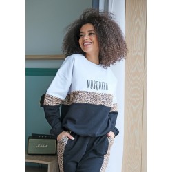 Trening bumbac Moschito cu print leopard