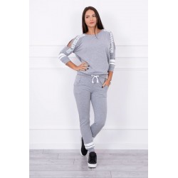 Trening Revolution de dama, bumbac,gri