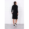 Rochie sport tip hanorac, neagra, bumbac