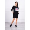 Rochie casual sport Flamingo din bumbac